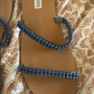 Steve Madden Sparkling Blue Sandals